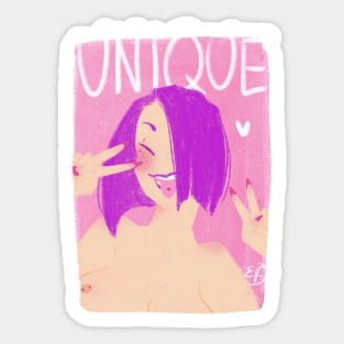 Unique Sticker